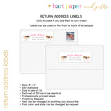 Dance Ballerina Hello from Camp Summer Camping Note Cards Stationery • Fill in Blank, Lined or Blank Cards