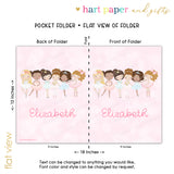 Ballerina Personalized 2-Pocket Folder
