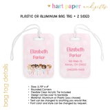Ballerina Dancer Dancing Dance Luggage Bag Tag