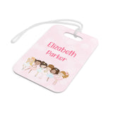 Ballerina Dancer Dancing Dance Luggage Bag Tag