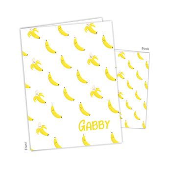 Banana Yellow Personalized 2-Pocket Folder