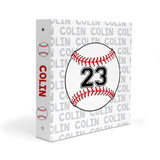 Baseball Sports Personalized 2" 3 Ring Binder