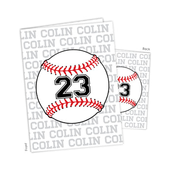Baseball Personalized 2-Pocket Folder