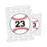Baseball Personalized 2-Pocket Folder