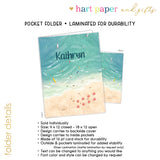 Beach Cruise Personalized 2-Pocket Folder