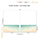 Beach Cruise Personalized 2-Pocket Folder