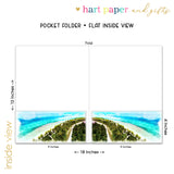 Beach Cruise Personalized 2-Pocket Folder