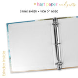 Beach Personalized 2" 3 Ring Binder