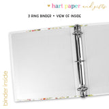 Berries Personalized 2" 3 Ring Recipe Book Binder