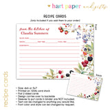 Berries Personalized 2" 3 Ring Recipe Book Binder