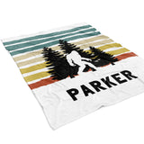 Bigfoot Minky Blanket Personalized Custom