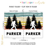 Bigfoot Personalized 2-Pocket Folder