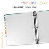 Bigfoot Camping Camp Personalized 2" 3 Ring Binder