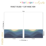Boho Wave Personalized 2-Pocket Folder