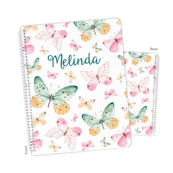 Butterfly Personalized Notebook or Sketchbook