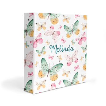 Butterfly Rainbow Personalized 2" 3 Ring Binder