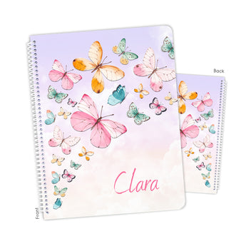 Butterfly Personalized Notebook or Sketchbook