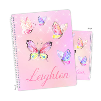 Butterfly Personalized Notebook or Sketchbook