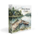 Lake Home House Personalized 2" 3 Ring Binder