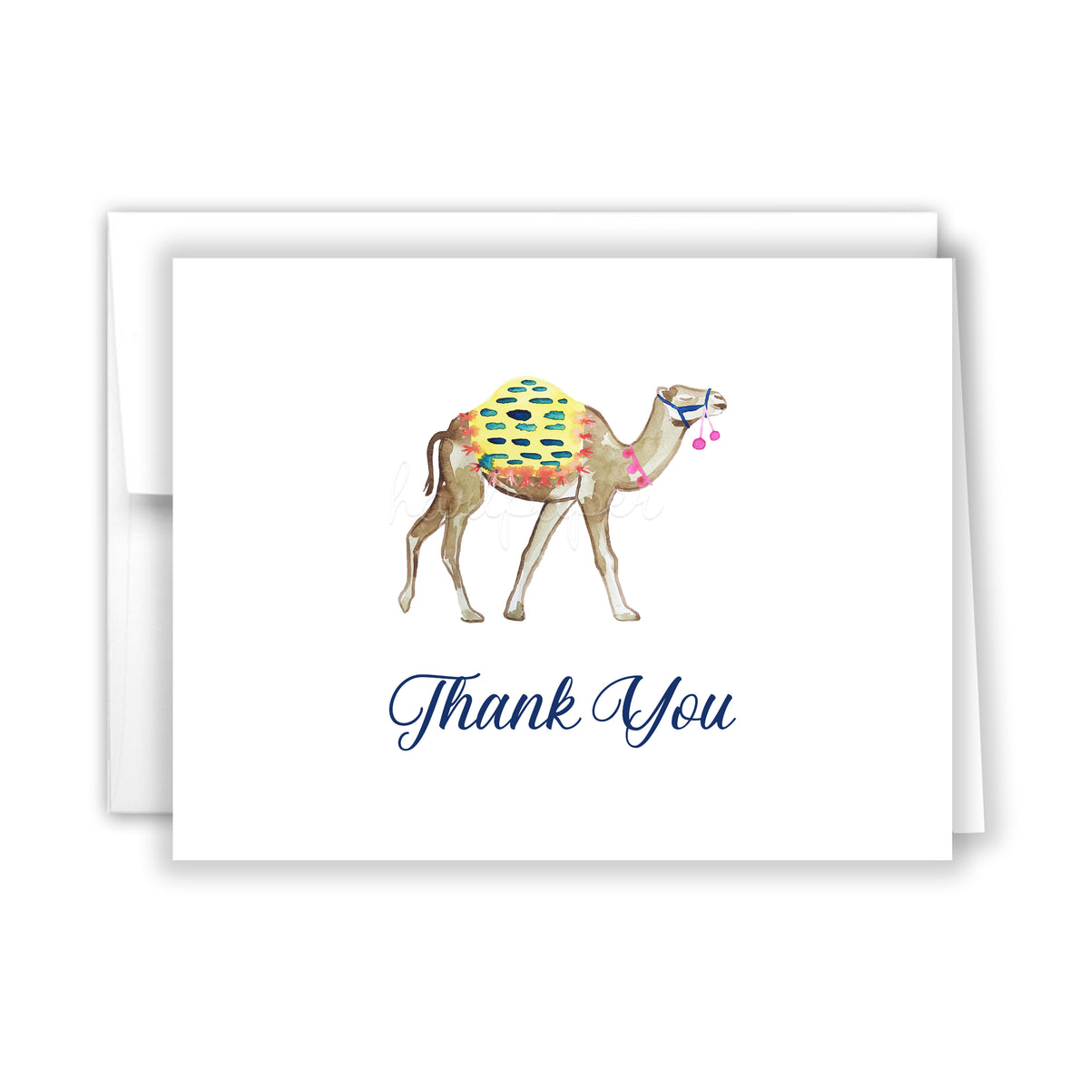 Camel Thank You Cards Note Card Personalized Custom Stationery • Flat or Folded
