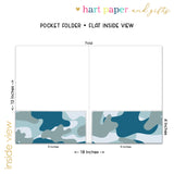 Camo Camouflage Personalized 2-Pocket Folder
