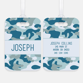 Camouflage Camo Luggage Bag Tag