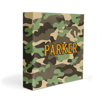 Camouflage Camo Personalized 2" 3 Ring Binder