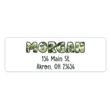 Camouflage Return Address Labels • Self Adhesive Stickers