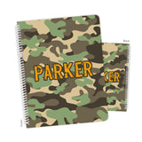 Camouflage Camo Personalized Notebook or Sketchbook