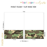 Camo Camouflage Personalized 2-Pocket Folder