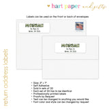 Camouflage Return Address Labels • Self Adhesive Stickers