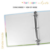 Camping Summer Camp Personalized 2" 3 Ring Binder