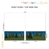 Camping Summer Camp Personalized 2-Pocket Folder