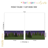 Camping Summer Camp Personalized 2-Pocket Folder