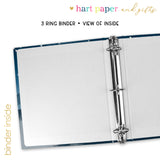 Camping Summer Camp Personalized 2" 3 Ring Binder