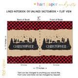 Buffalo Check Bears Personalized Notebook or Sketchbook