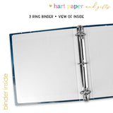 Camping Summer Camp Personalized 2" 3 Ring Binder