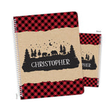 Buffalo Check Bears Personalized Notebook or Sketchbook