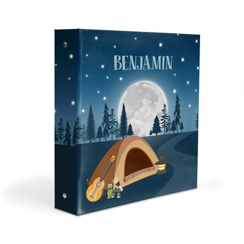Camping Summer Camp Personalized 2" 3 Ring Binder