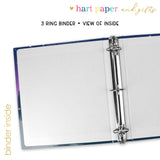 Camping Summer Camp Personalized 2" 3 Ring Binder