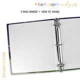 Camping Summer Camp Personalized 2" 3 Ring Binder