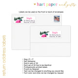 Camping Camp Return Address Labels • Self Adhesive Stickers