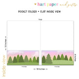 Camping Summer Camp Personalized 2-Pocket Folder