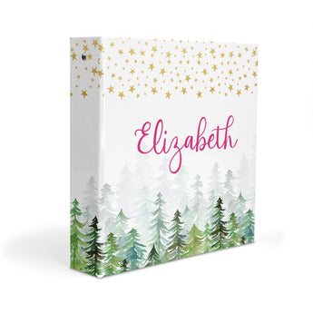 Stars Camping Summer Camp Personalized 2" 3 Ring Binder