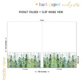 Forest Stars Sky Camping Space Personalized 2-Pocket Folder