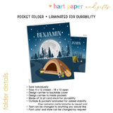 Camping Summer Camp Personalized 2-Pocket Folder