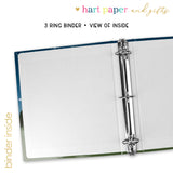 Camping Summer Camp Personalized 2" 3 Ring Binder