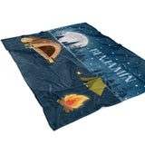 Camping Summer Camp Minky Blanket Personalized Custom