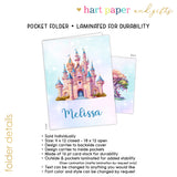 Castle Princess Personalized 2-Pocket Folder