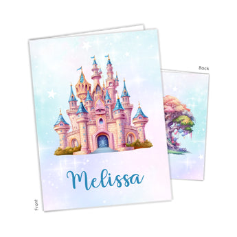 Castle Princess Personalized 2-Pocket Folder